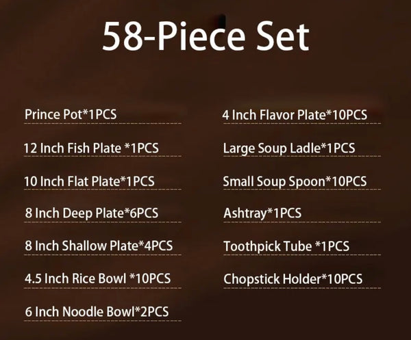 58 Piece