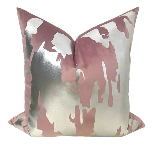 CHLOE PINKTHROWN PILLOW