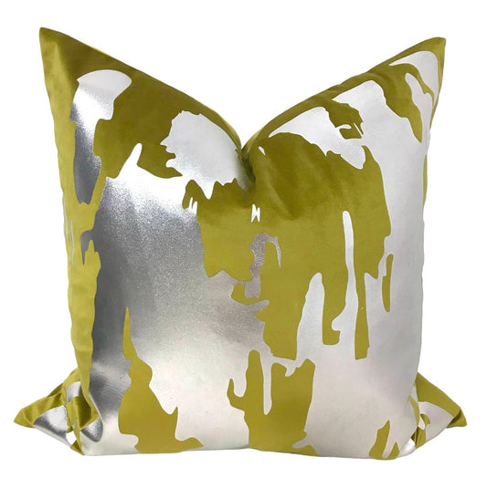 CHLOE GREEN THROWN PILLOW