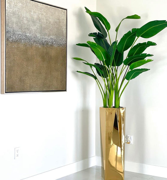 Modern Gold Vase-LARGE