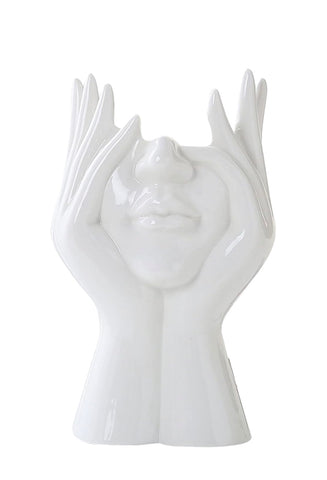 Boho Ceramic vase flowers