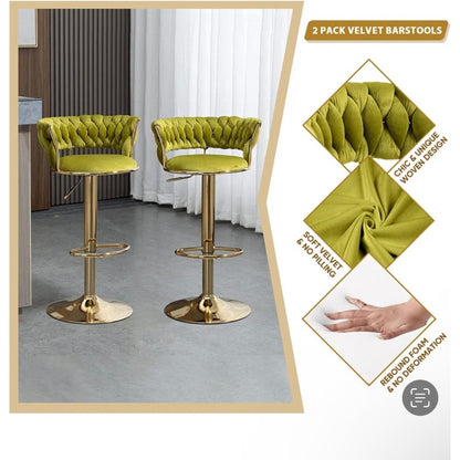 Noven Green Barstools