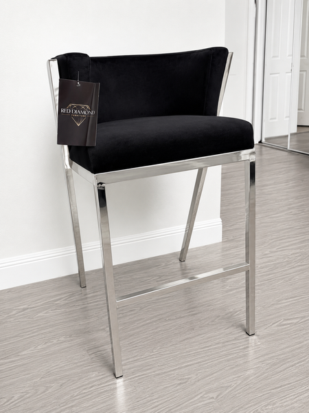 Modern designer bar furniture metal sliver leg bar chairs stool