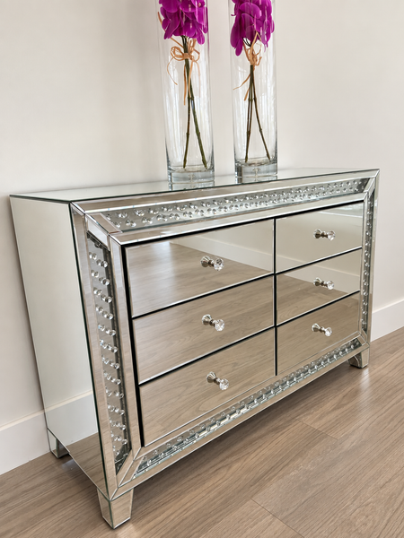 LED OCTAGONAL MIRROR DRESSER WXF-2139