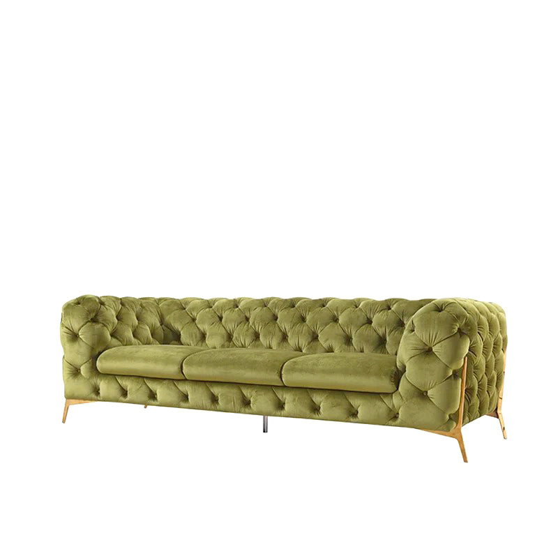 Mandy Diamond Cut Velvet Sofa three seater