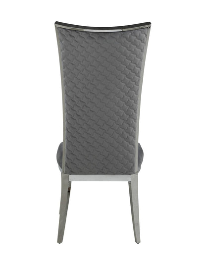 Sana Dining Grey Velvet Chair