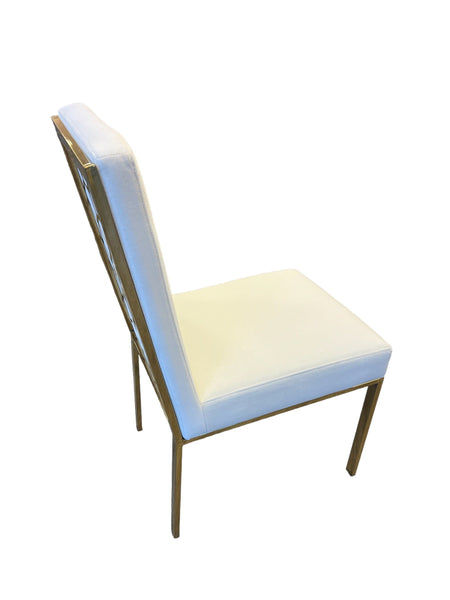 Diamond X Velvet Dining Chair Cream