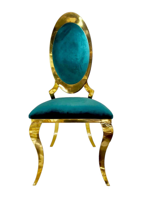 VELVET GOLDEN DINING CHAIR