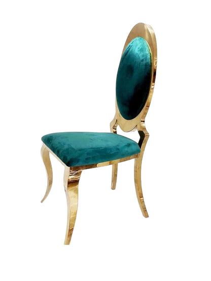 VELVET GOLDEN DINING CHAIR