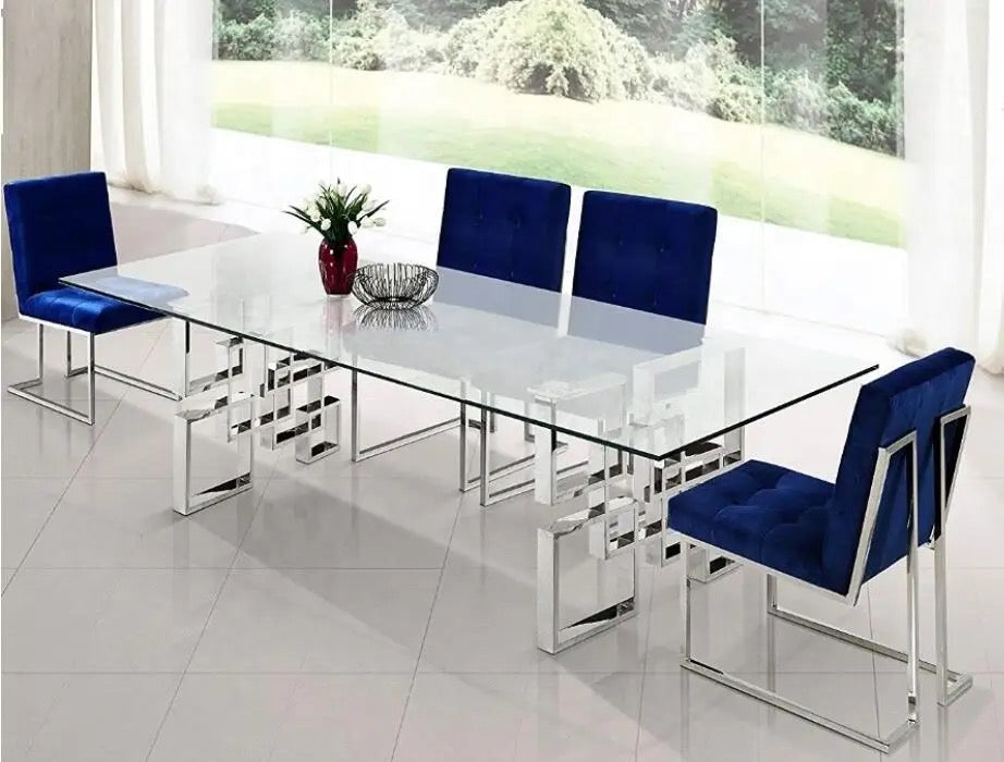 Savana Silver Dining Table