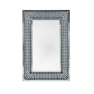 Teardrop Diamond Silver Wall Mirror WXM-1098