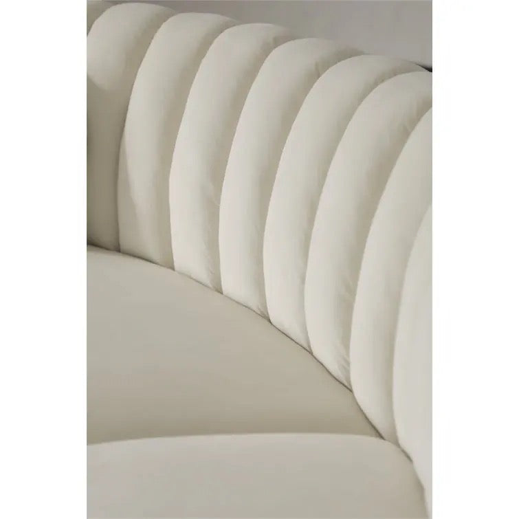 Round Modern Velvet Couch