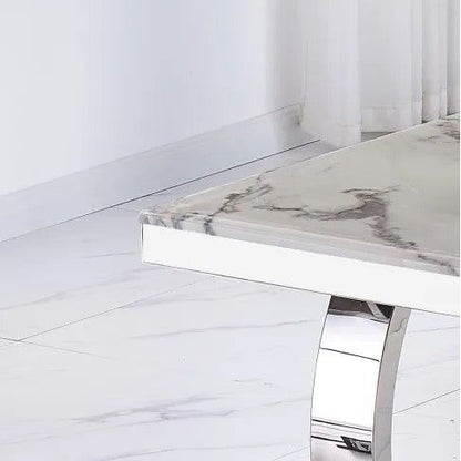 Luxury Dilver Marble Top Dining Table Small