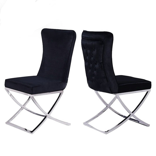 Long Lost Luxury Dinning Chair Black