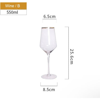 Classic Crystal Champagne Wine Glass