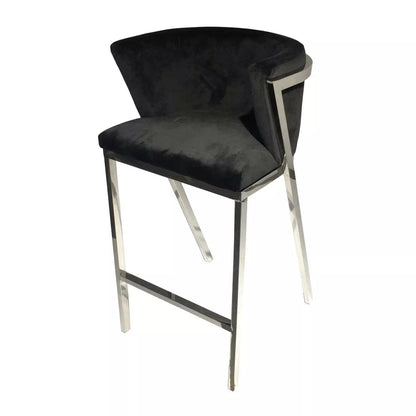 Modern designer bar furniture metal sliver leg bar chairs stool