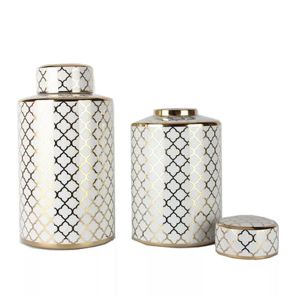 Luxury ceramic storage jars J120