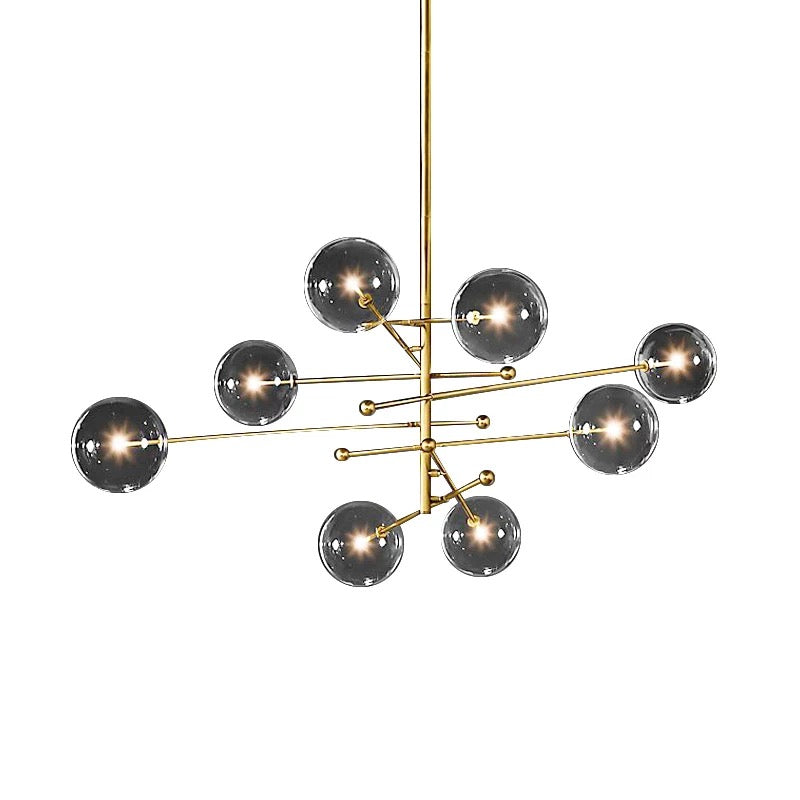 Luxury Brass Decorative Gold Nordic K9 Crystal Modern Chandeliers