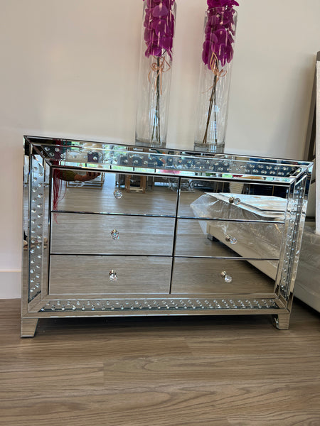LED OCTAGONAL MIRROR DRESSER WXF-2139