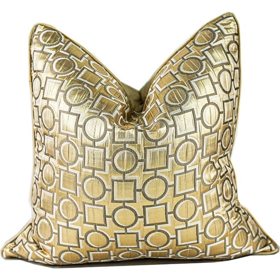 Light Square Western Fashion Throw Pillow