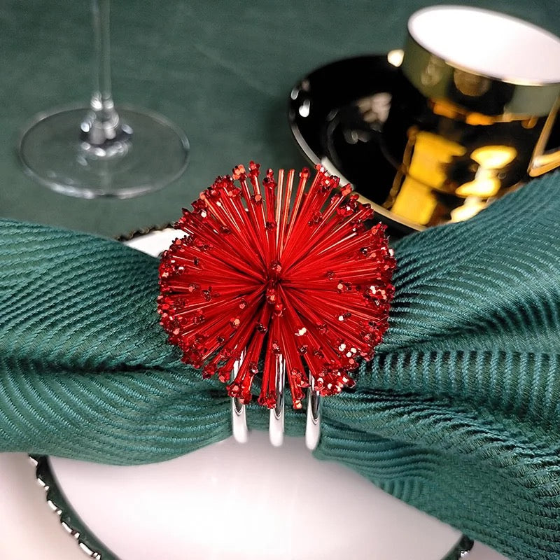 Table Decor Napkin Rings set of 4pc