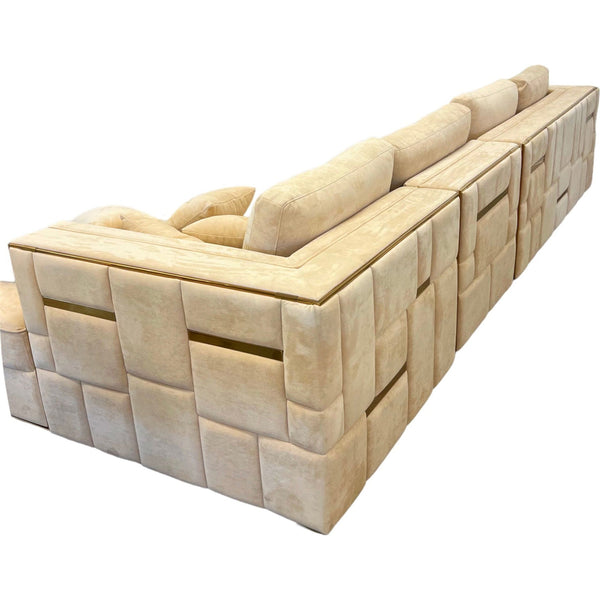 BENTLEY CREAM L SHAPE SOFA