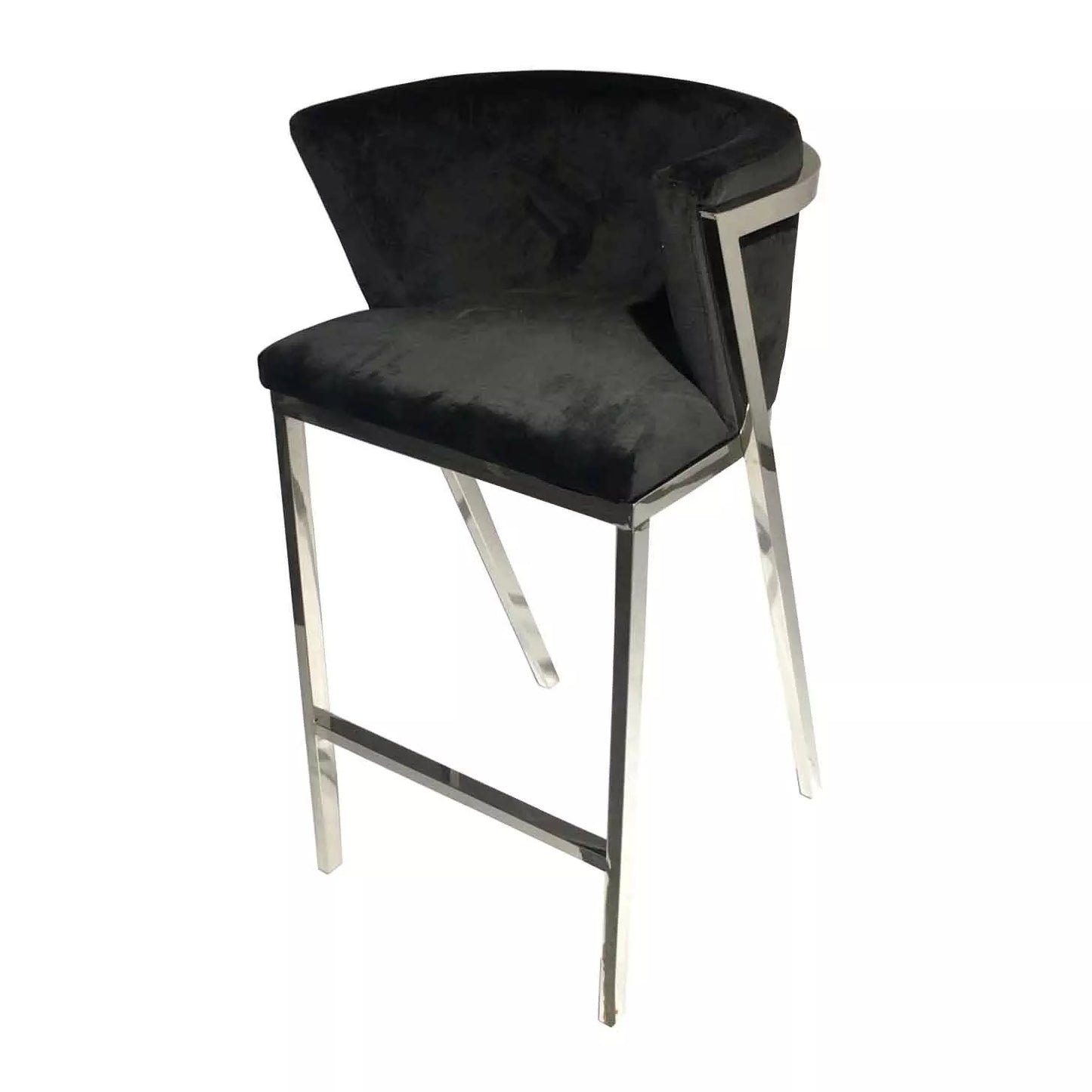 Modern designer bar furniture metal sliver leg bar chairs stool