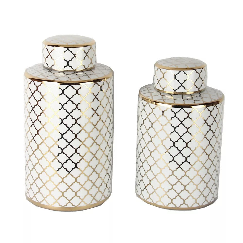 Luxury ceramic storage jars J120