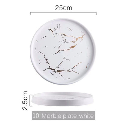 Marble Ceramic Pates