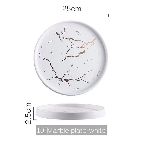 Marble Ceramic Pates