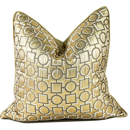 Light Square Western Fashion Throw Pillow