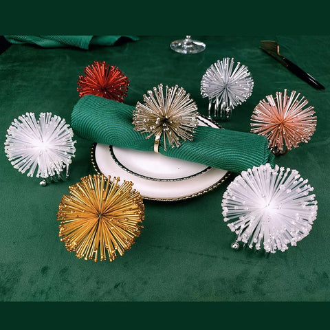 Table Decor Napkin Rings set of 4pc