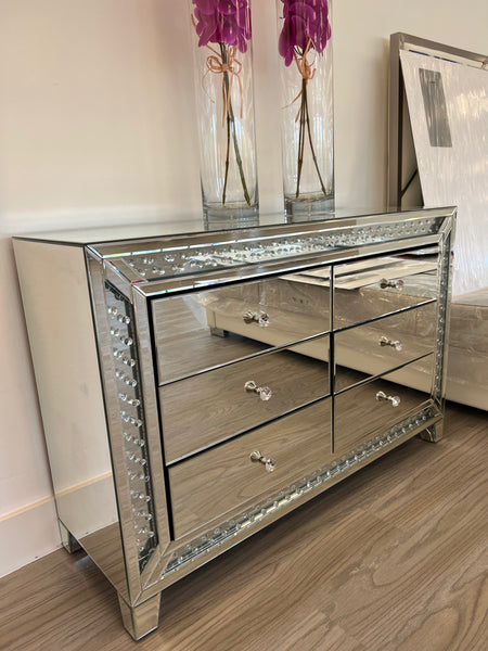 LED OCTAGONAL MIRROR DRESSER WXF-2139
