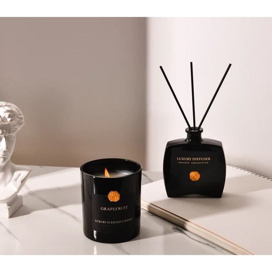 Luxury Reed Diffuser Scented Candle Gift Set