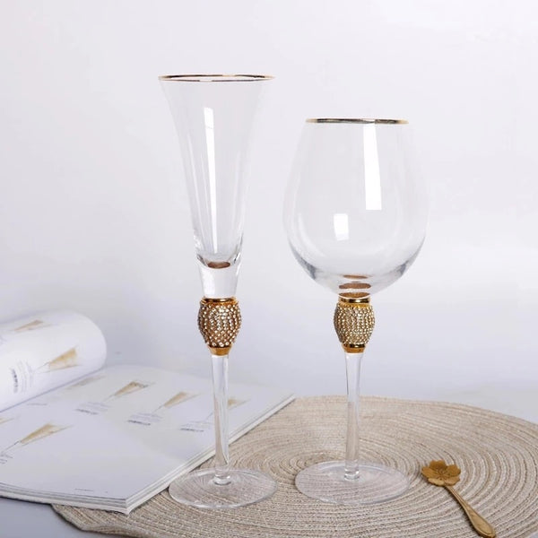 Slanted top wine and champagne glass – reddiamondfurniture