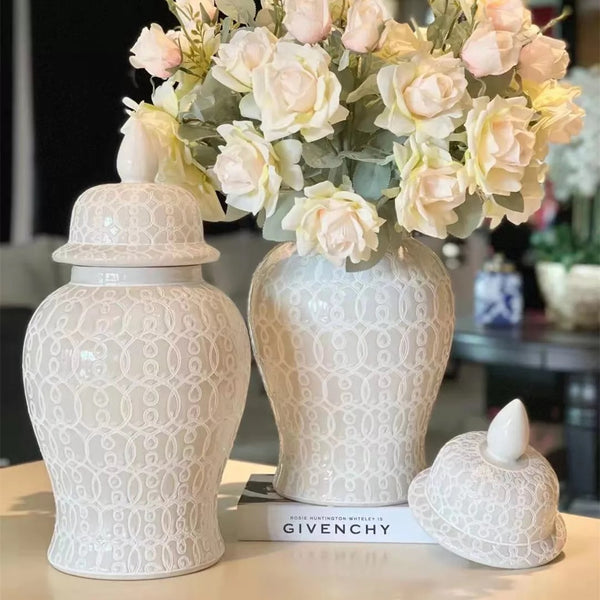 White Vase  j101-m