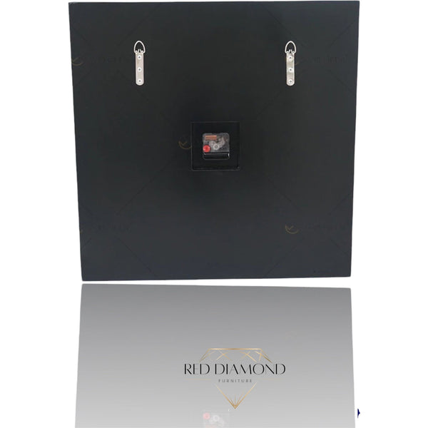 diamond Silver wall decor elegant square Clock WXM-078