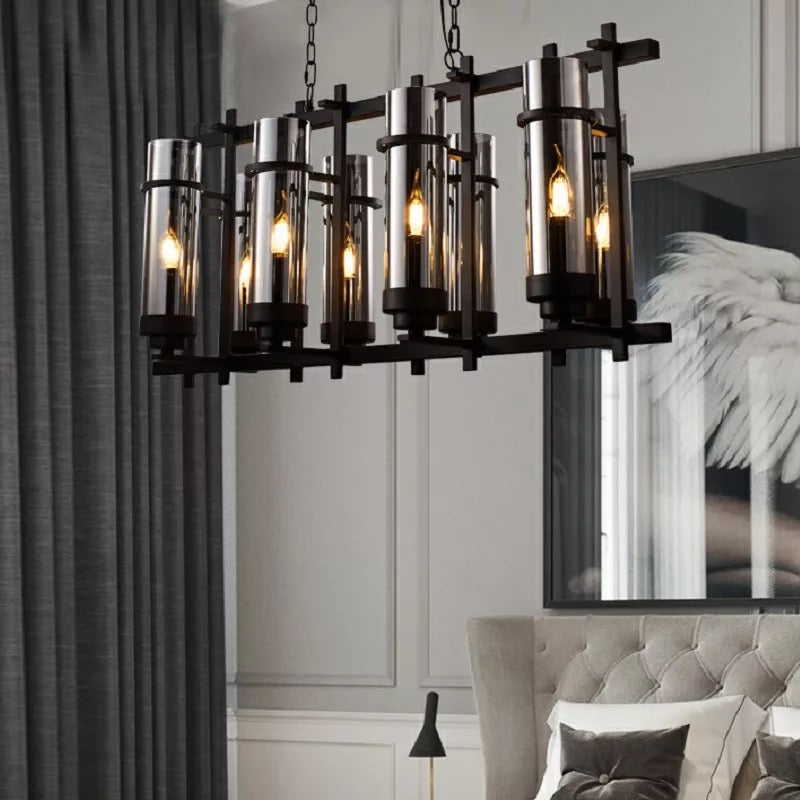 rectangular chandeliers ceiling pendant modern light